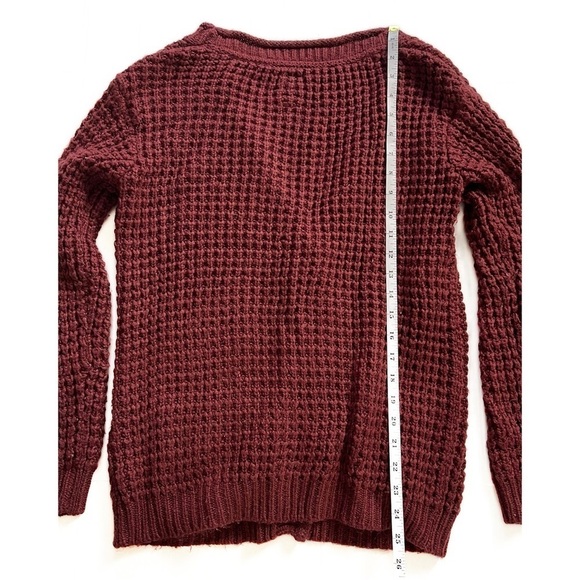 ROXY Women’s Maroon Knit Button Front Cardigan - X-Small - Picture 9 of 10